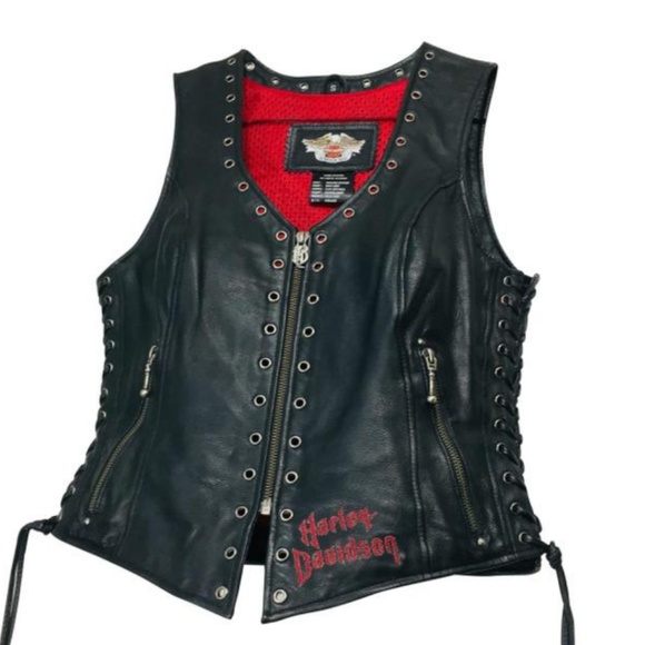 Harley-Davidson Jackets & Blazers - Harley-Davidson ~ Road Angel Leather Vest